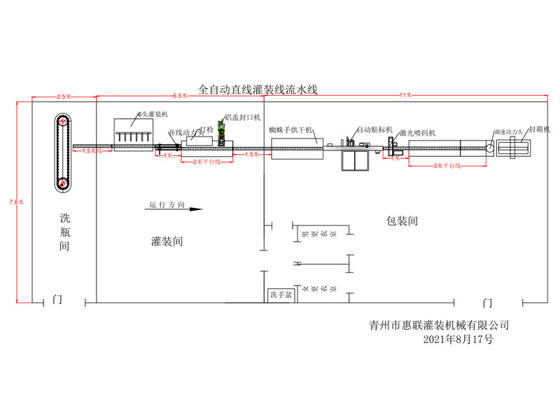 全自动液体灌装流水线订制